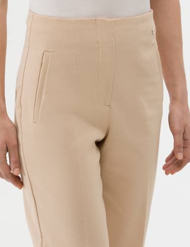 Bej Havuç Fit Kumaş Pantolon