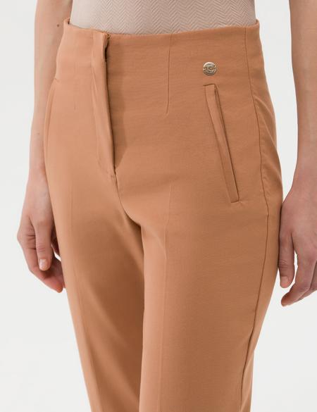 Kahverengi Havuç Fit Kumaş Pantolon - 50269321011