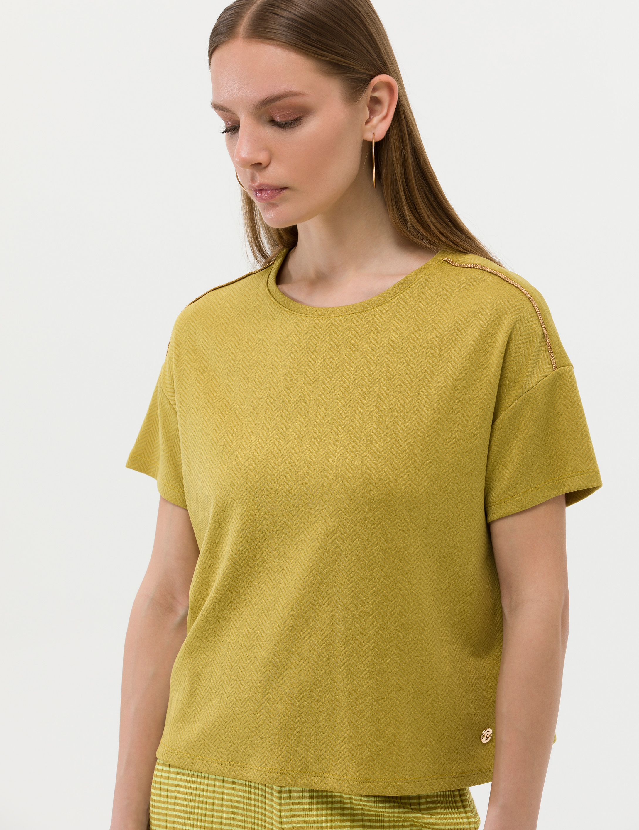 Pierre Cardin Yeşil Regular Fit Tişört görsel 2
