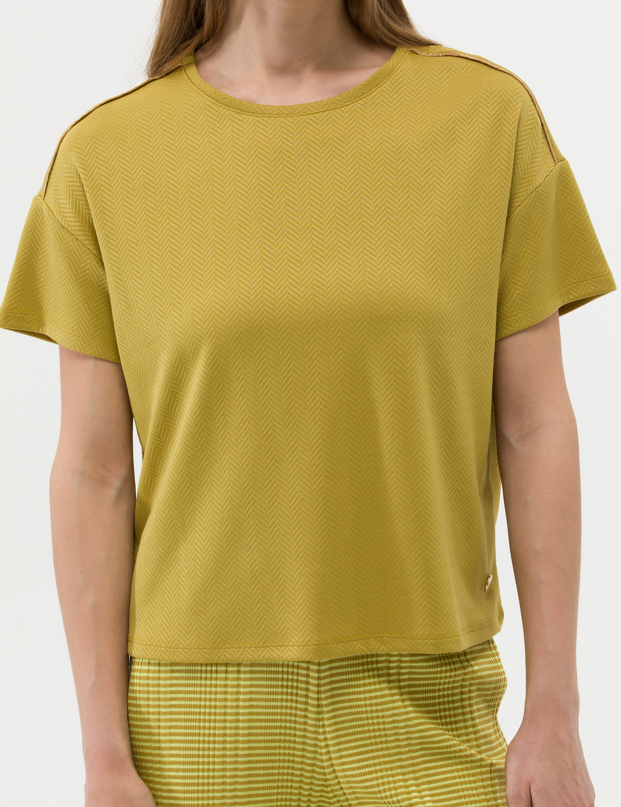 Pierre Cardin Yeşil Regular Fit Tişört görsel 6