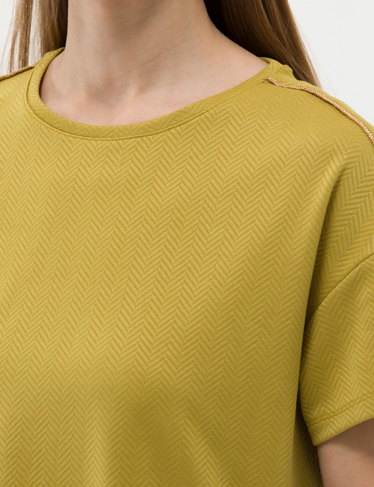 Yeşil Regular Fit Tişört - 50269359027