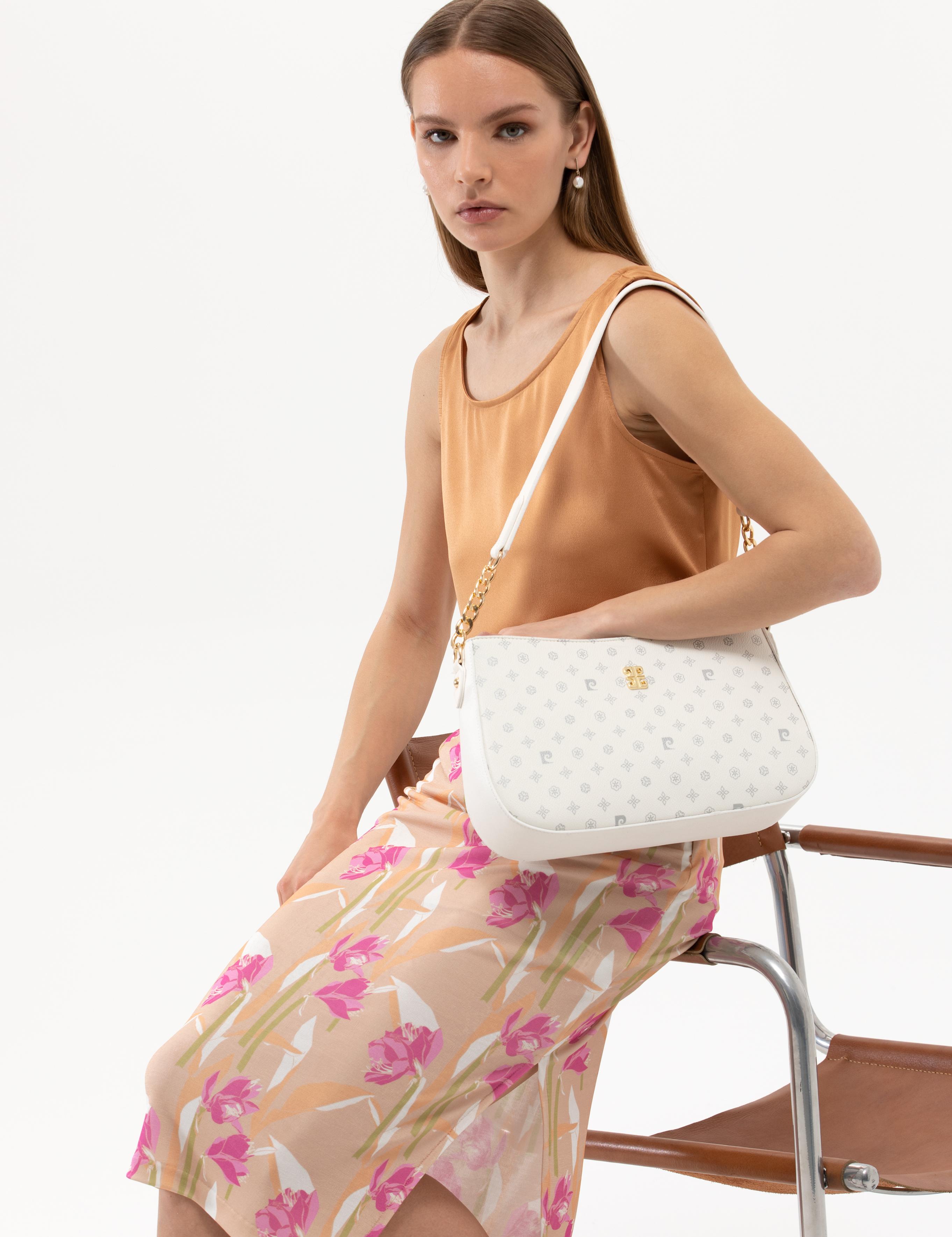 Beyaz Omuz Çantası