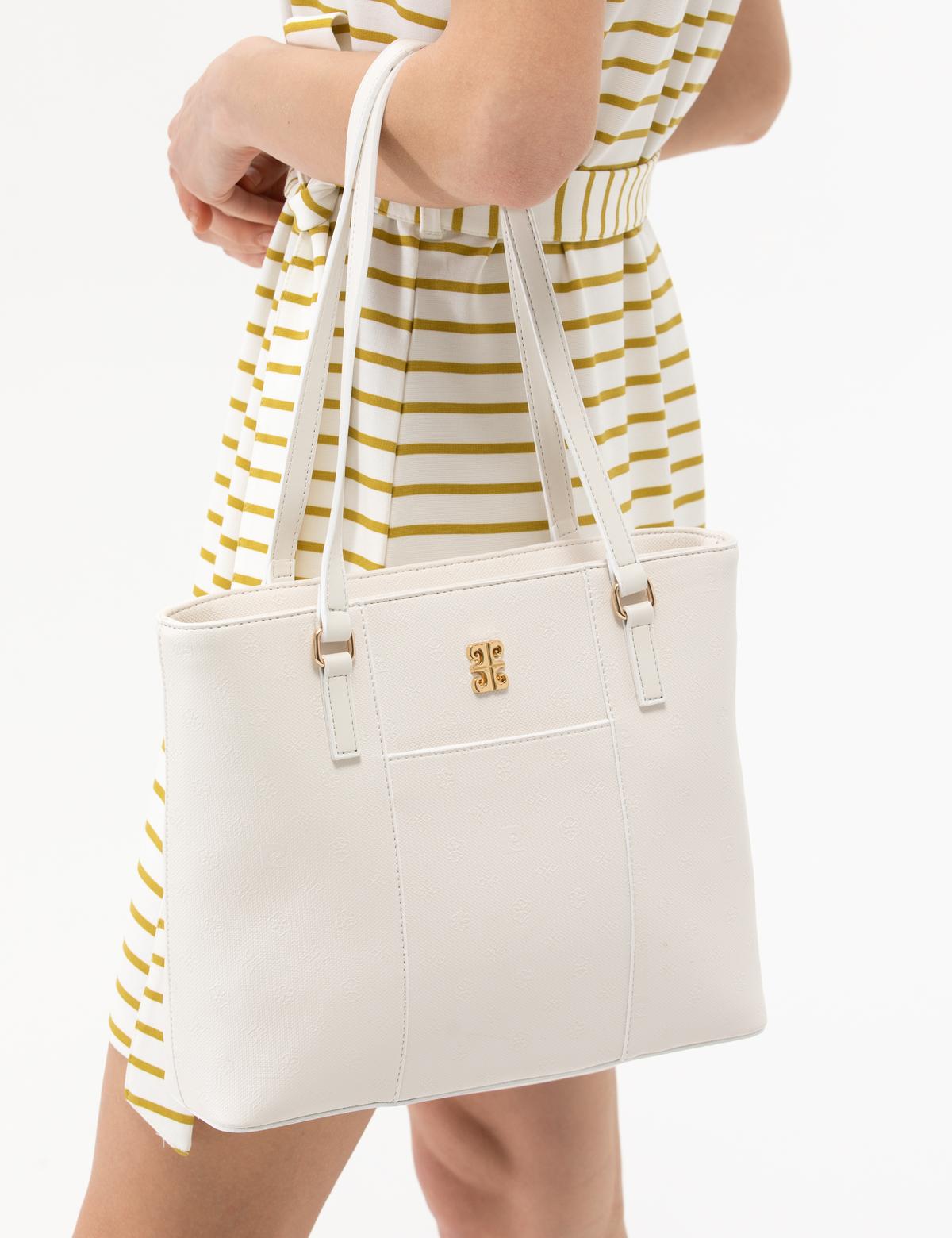 Beyaz Omuz Çantası - 50279358001