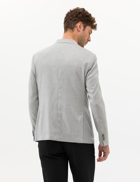 Gri Spor Keten Karışımlı Blazer Ceket - 50264617008