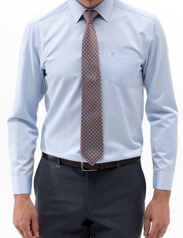 Açık Mavi Regular Fit Uzun Kollu Klasik Gömlek