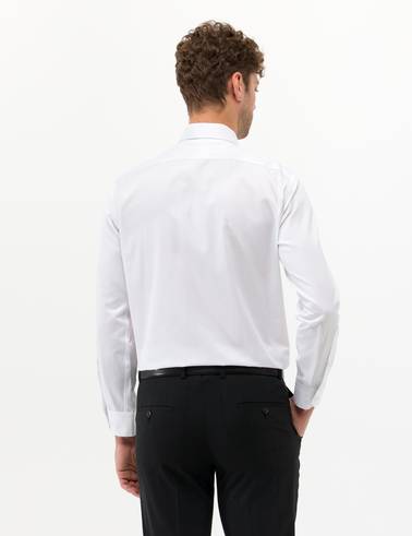 Beyaz Regular Fit Uzun Kollu Klasik Gömlek