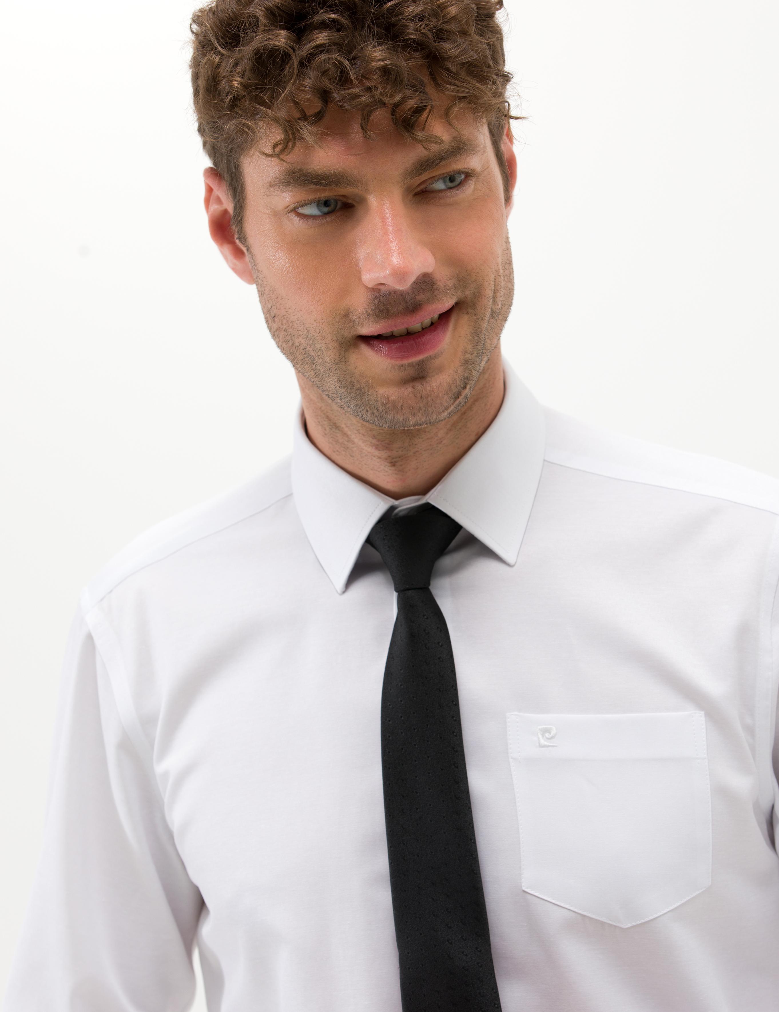 Beyaz Regular Fit Uzun Kollu Klasik Gömlek