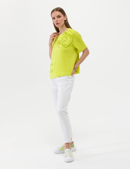 Beyaz Mom High Waist Fit Jean Pantolon - 50262571021