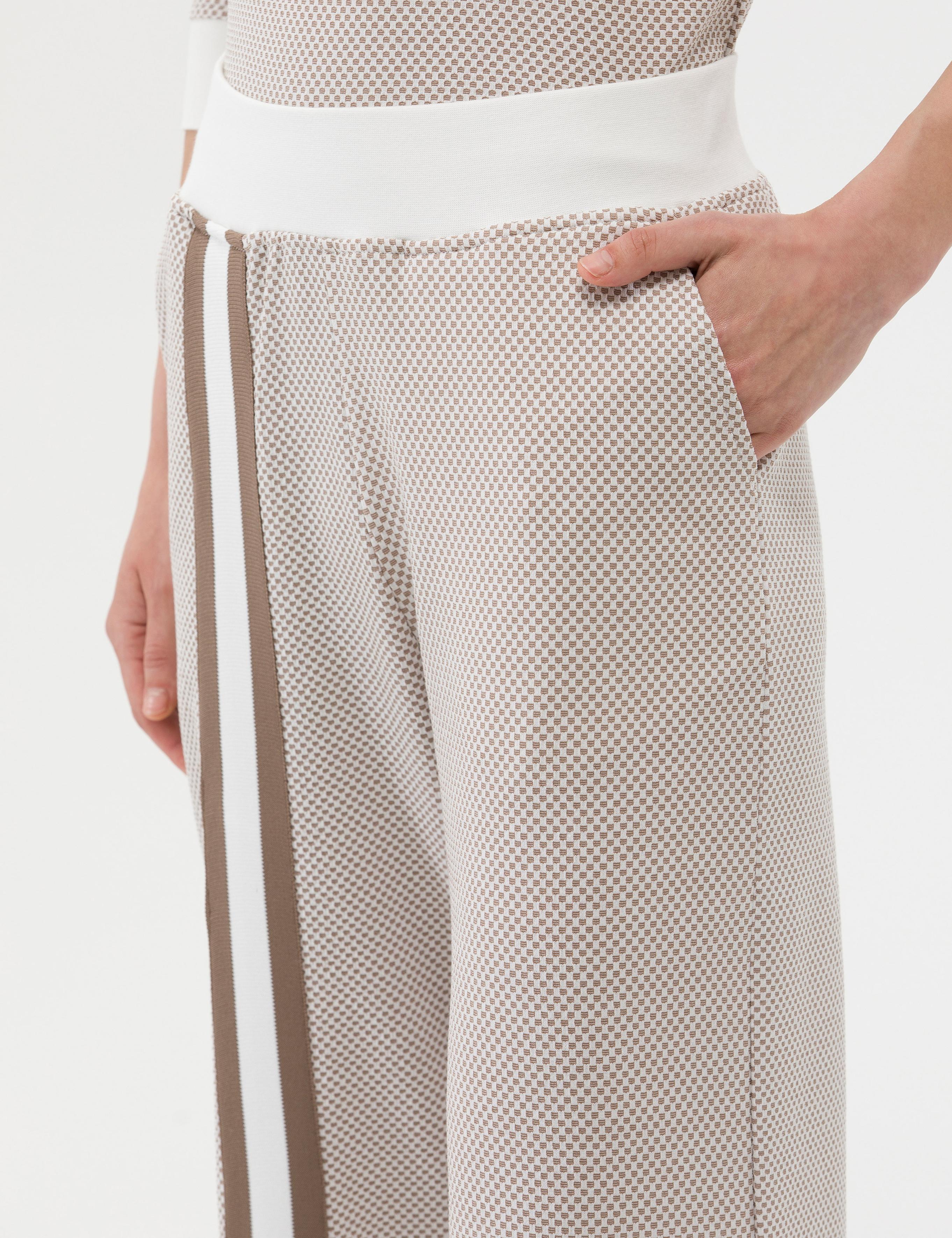 Krem Flare Fit Eşofman Altı