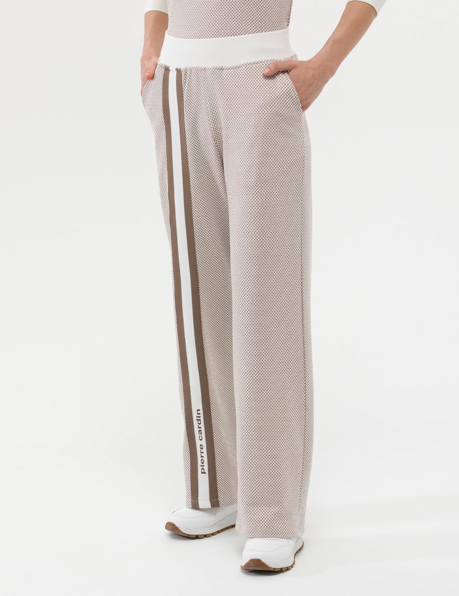 Krem Flare Fit Eşofman Altı