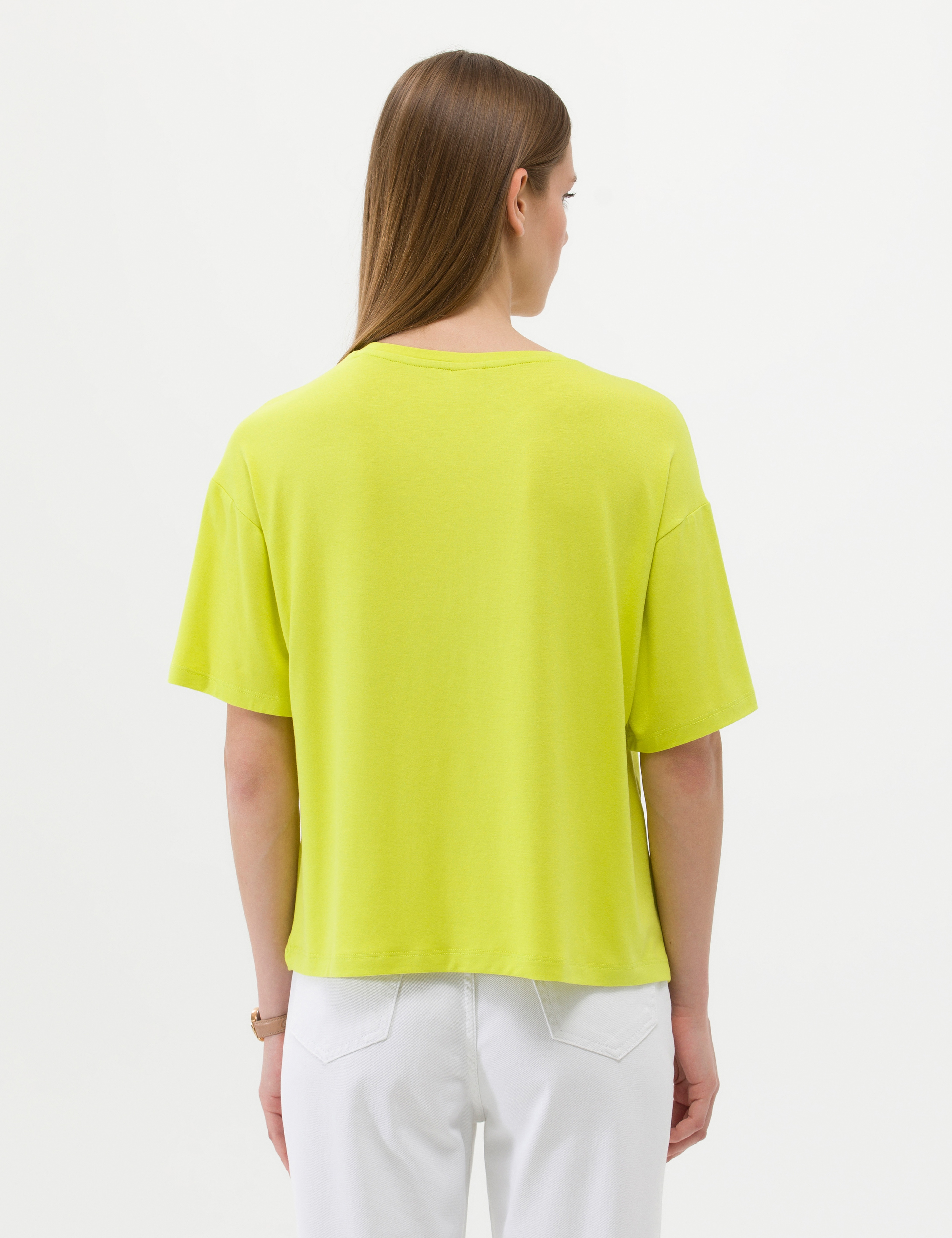 Yeşil Comfort Fit Tişört - Image 5