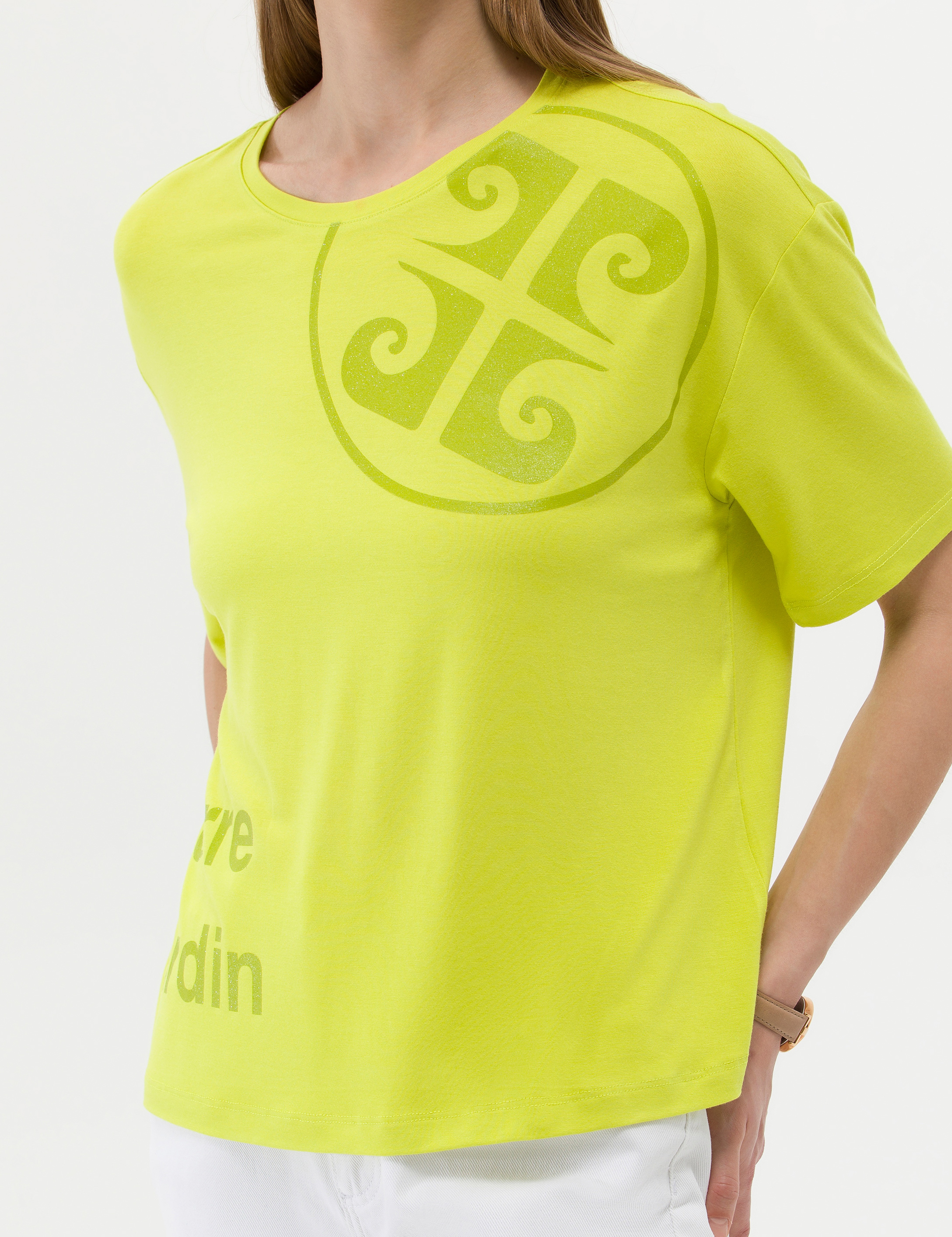 Yeşil Comfort Fit Tişört - Image 6
