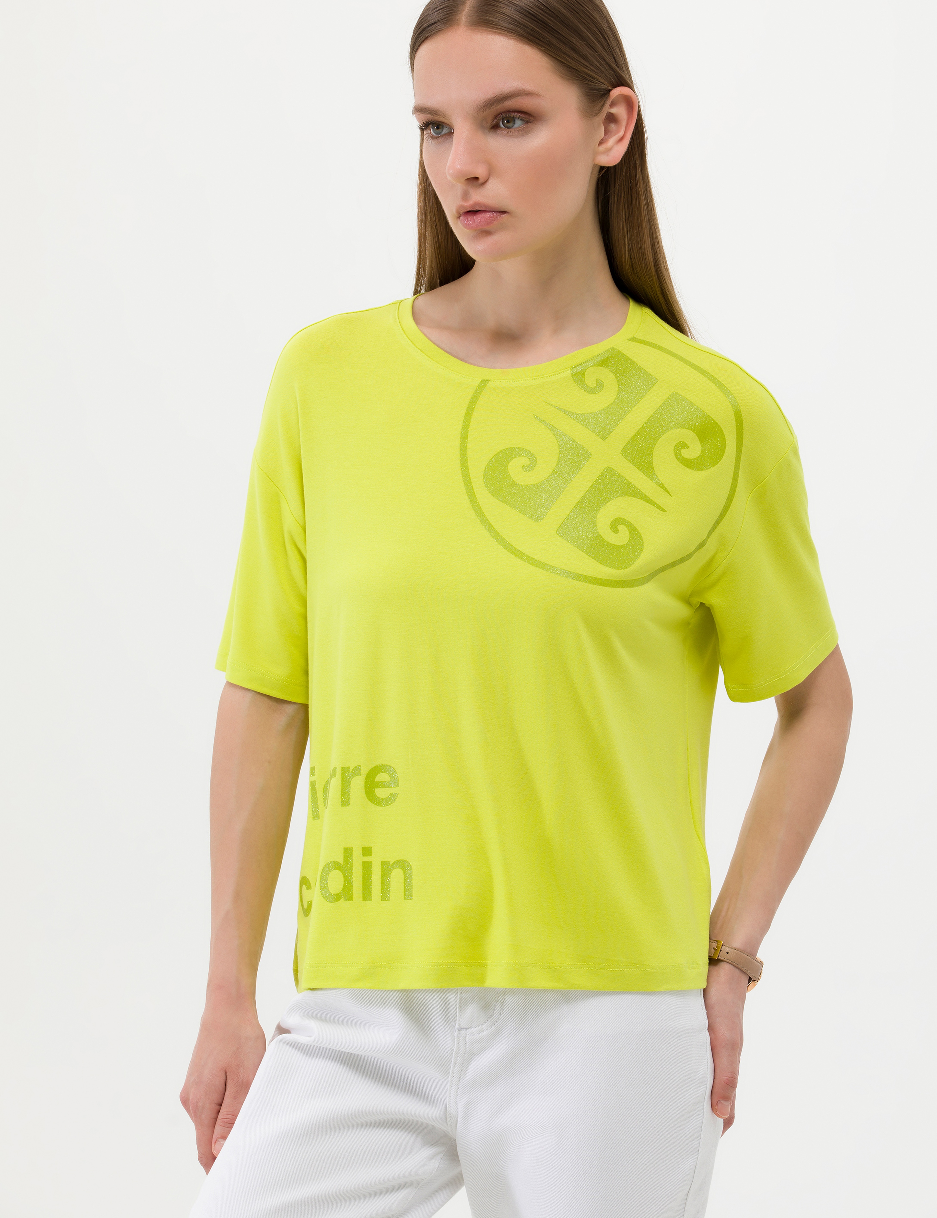 Yeşil Comfort Fit Tişört - Image 2