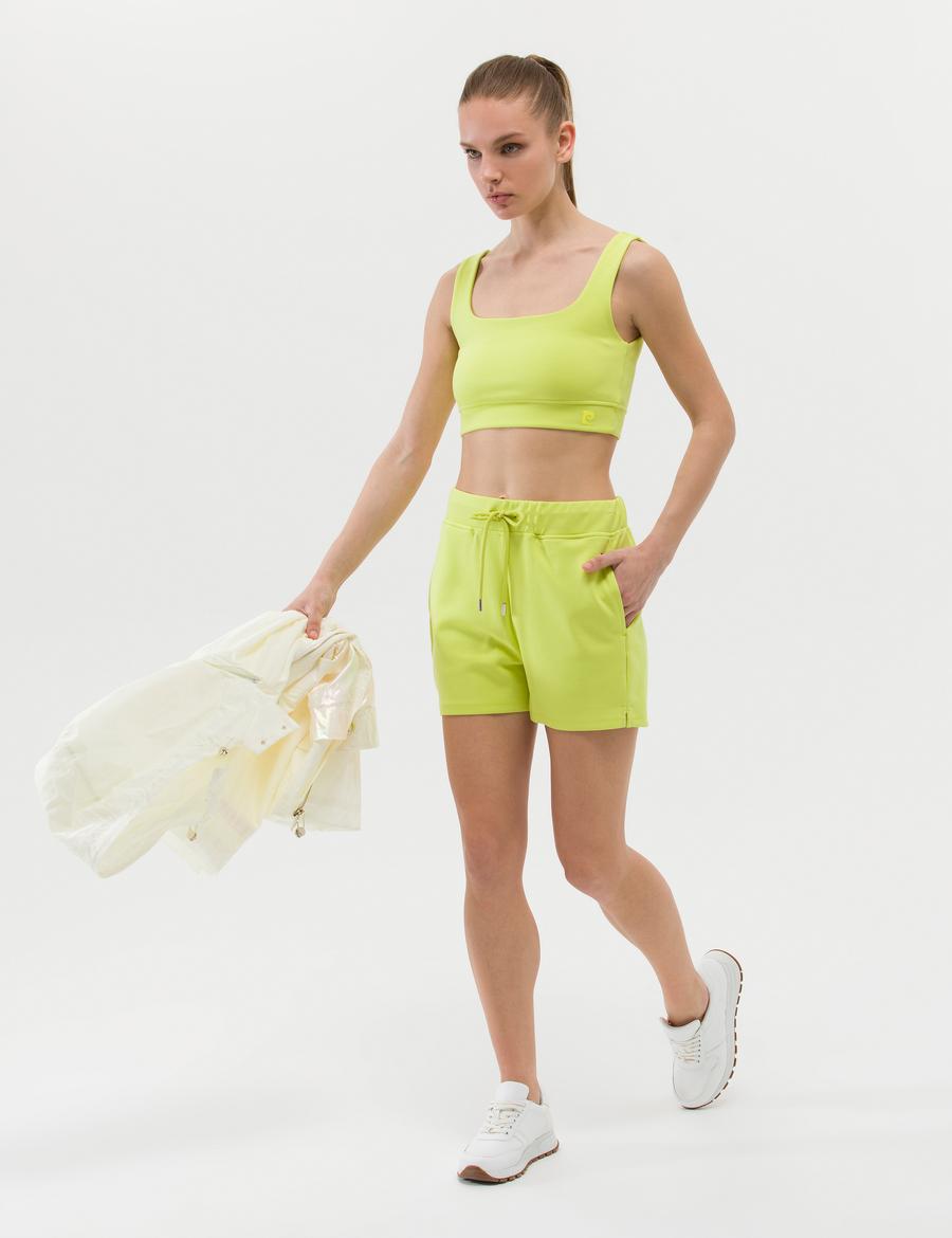 Yeşil Regular Fit Örme Şort