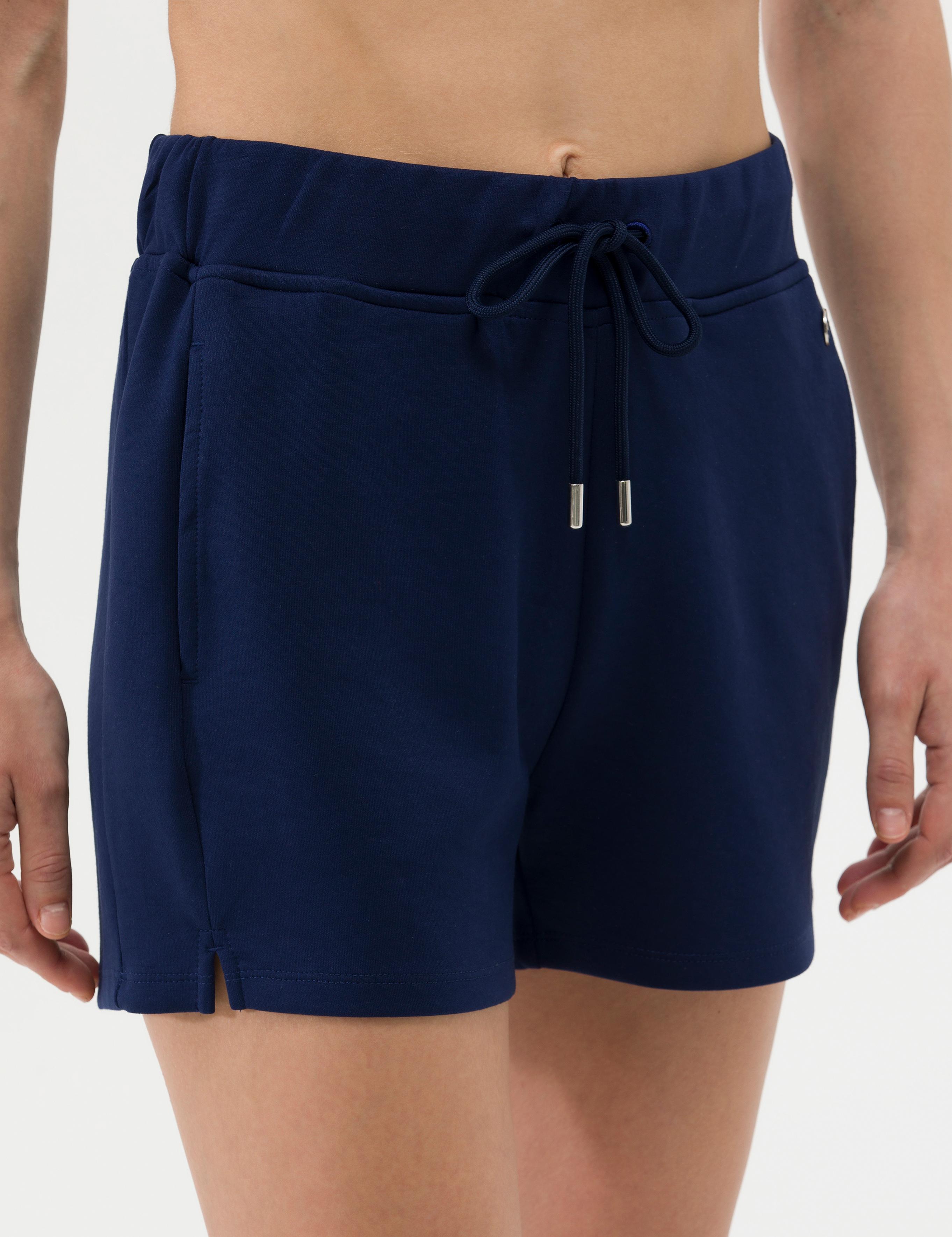 Lacivert Regular Fit Örme Şort