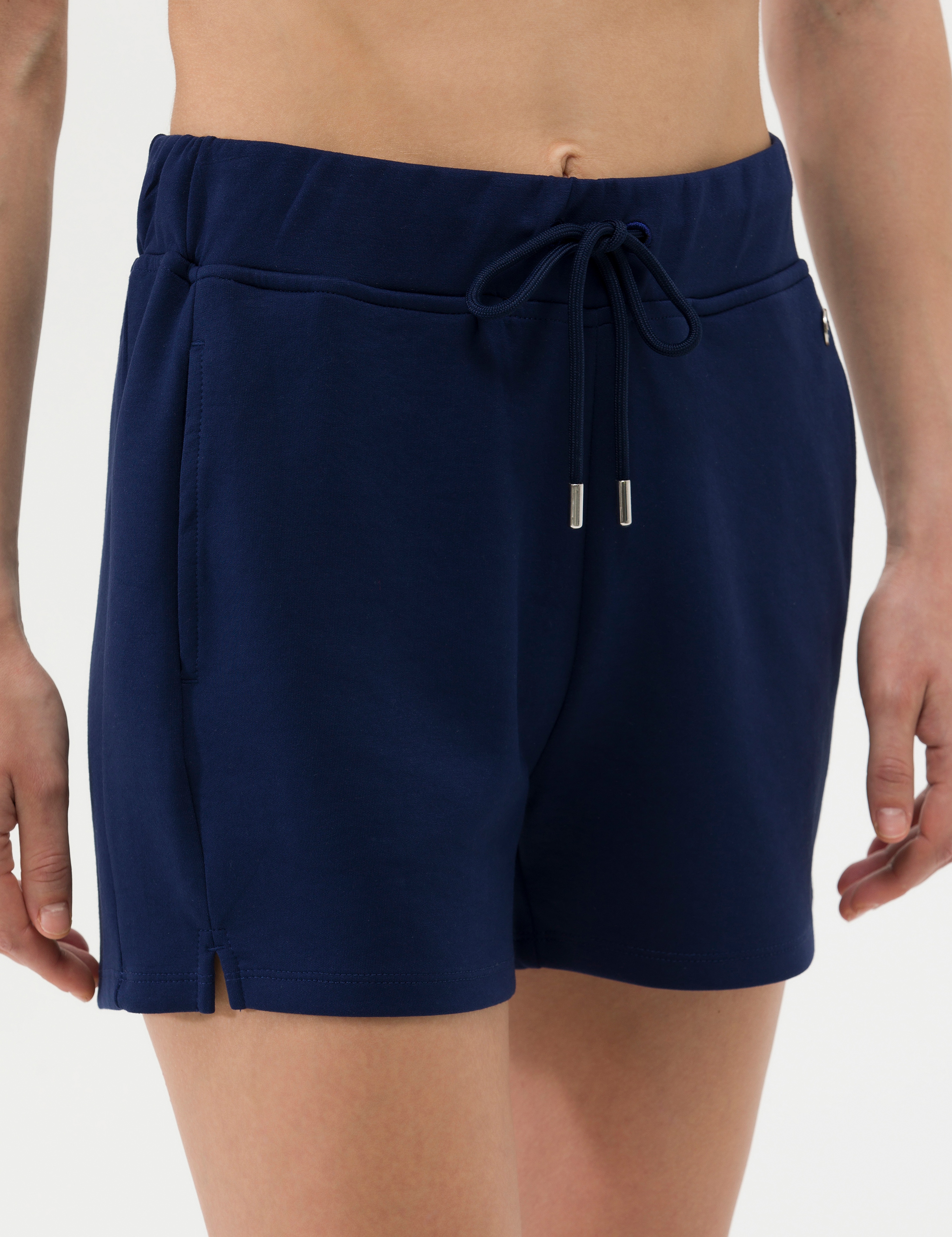 Lacivert Regular Fit Örme Şort - Image 6