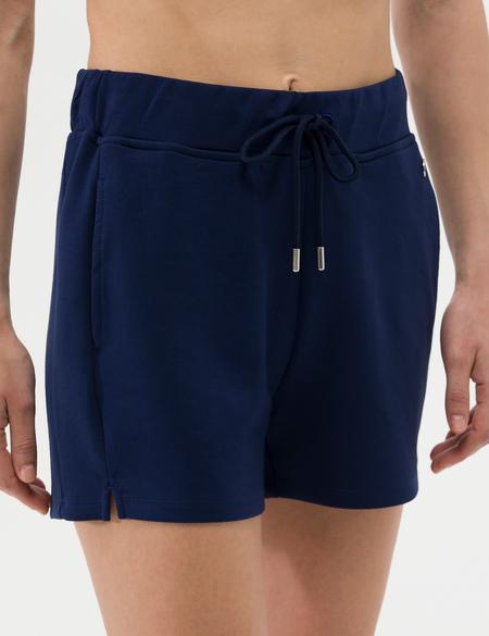 Lacivert Regular Fit Örme Şort - 50265557036