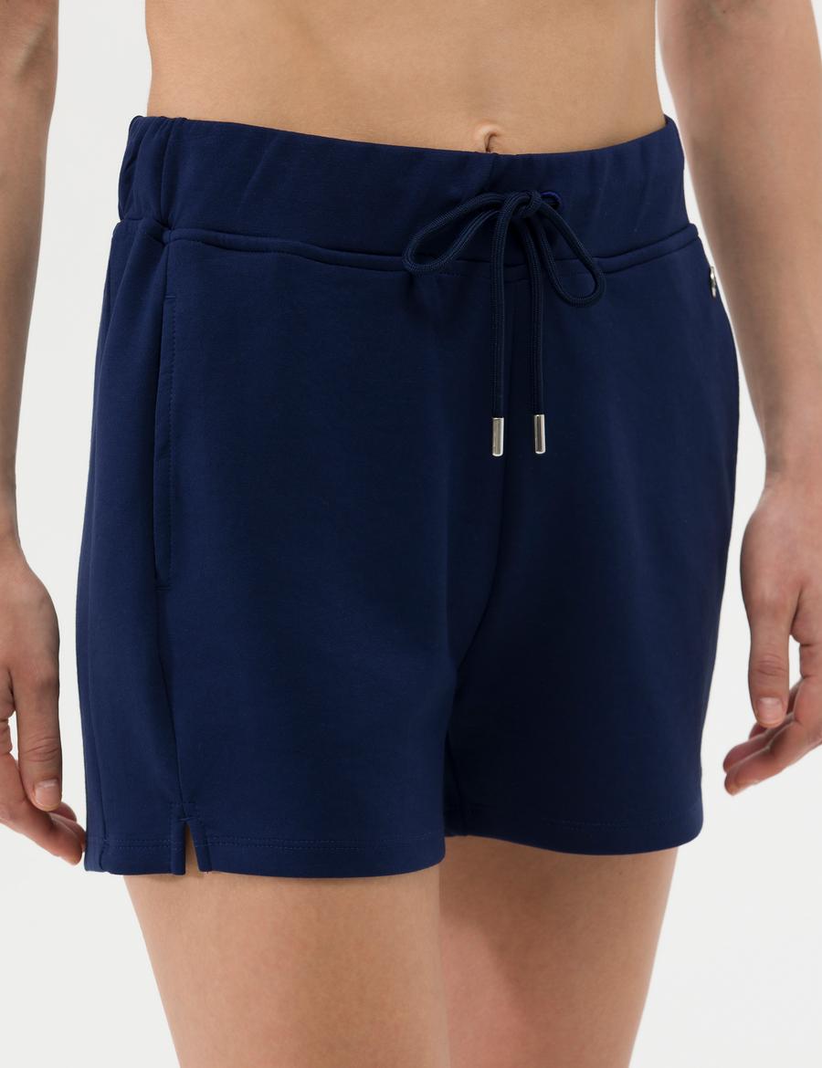 Lacivert Regular Fit Örme Şort