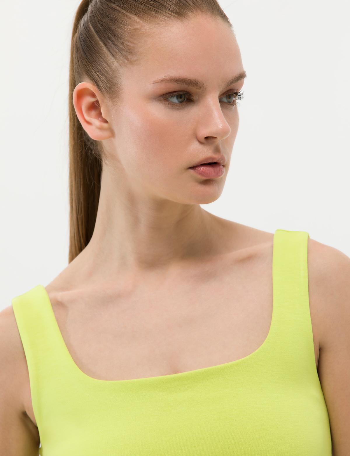 Yeşil Crop Büstiyer - 50269386005