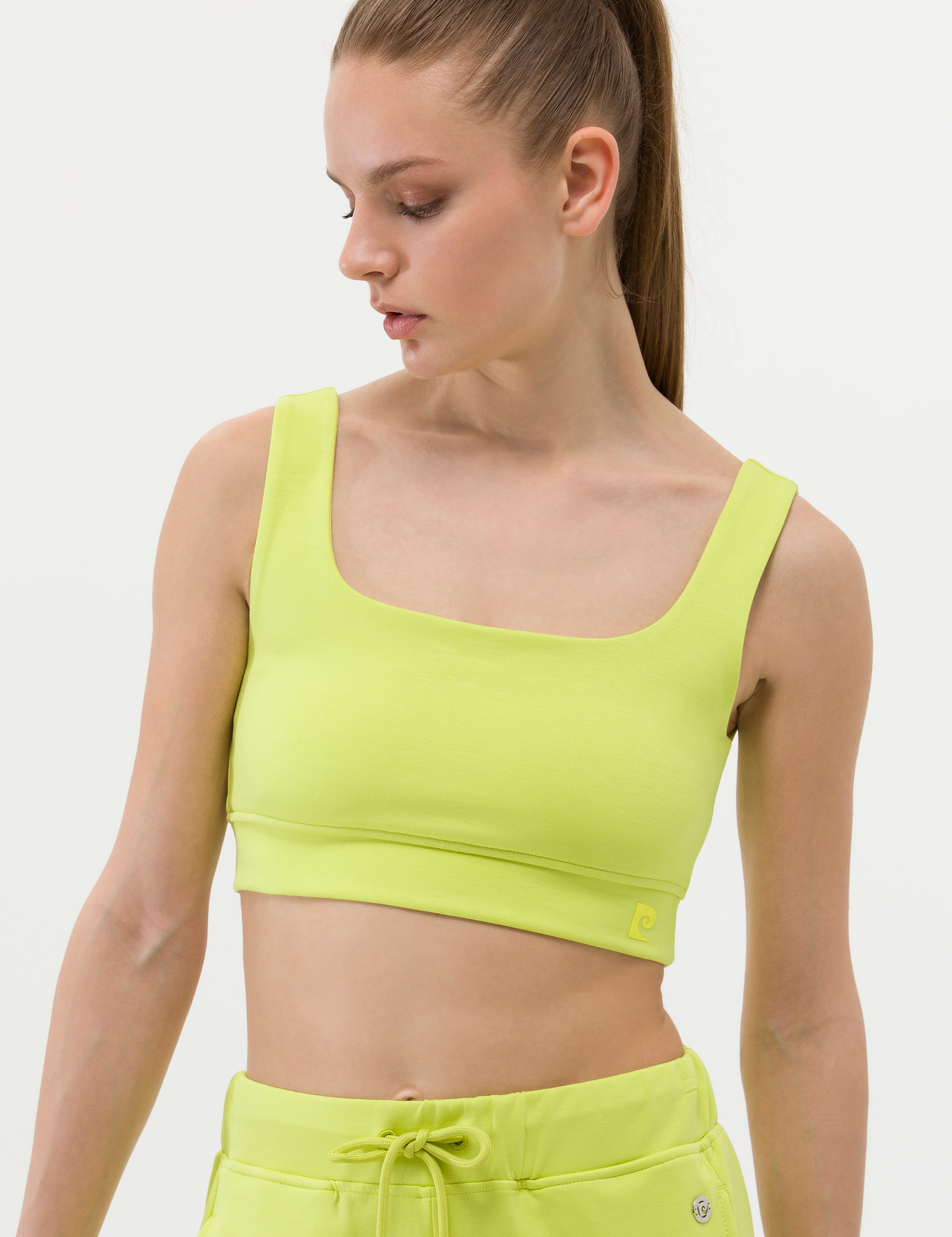 Pierre Cardin Yeşil Crop Büstiyer görsel 2