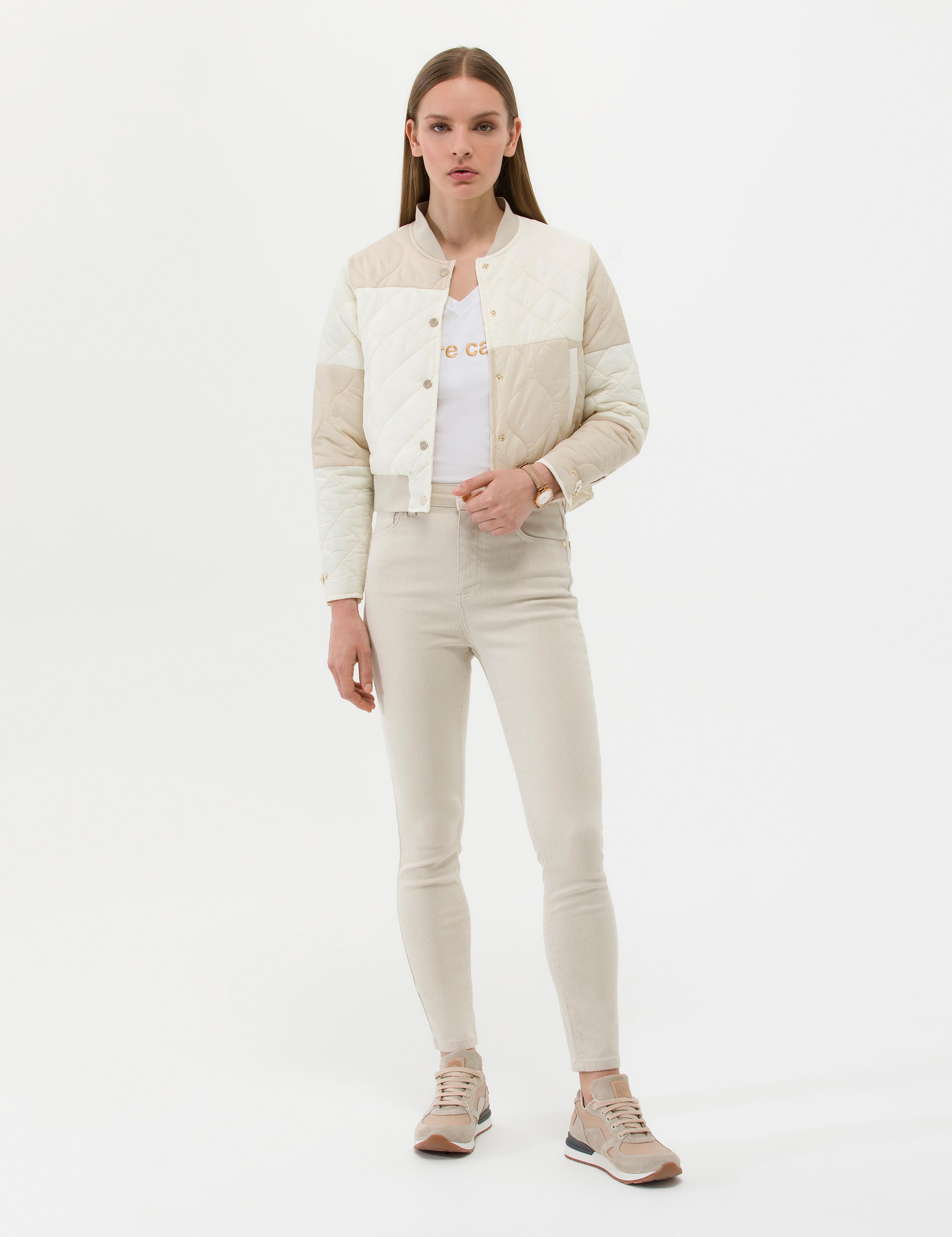 Bej Skinny Fit Jean Pantolon