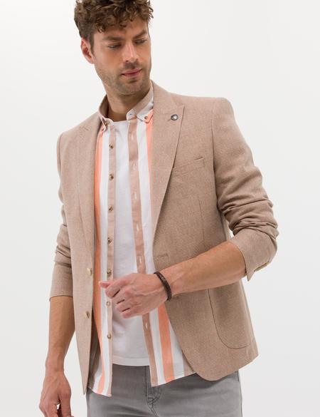 Turuncu Ekstra Slim Fit Spor Ceket - 50264609074