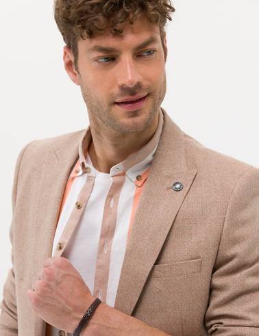Turuncu Ekstra Slim Fit Spor Ceket