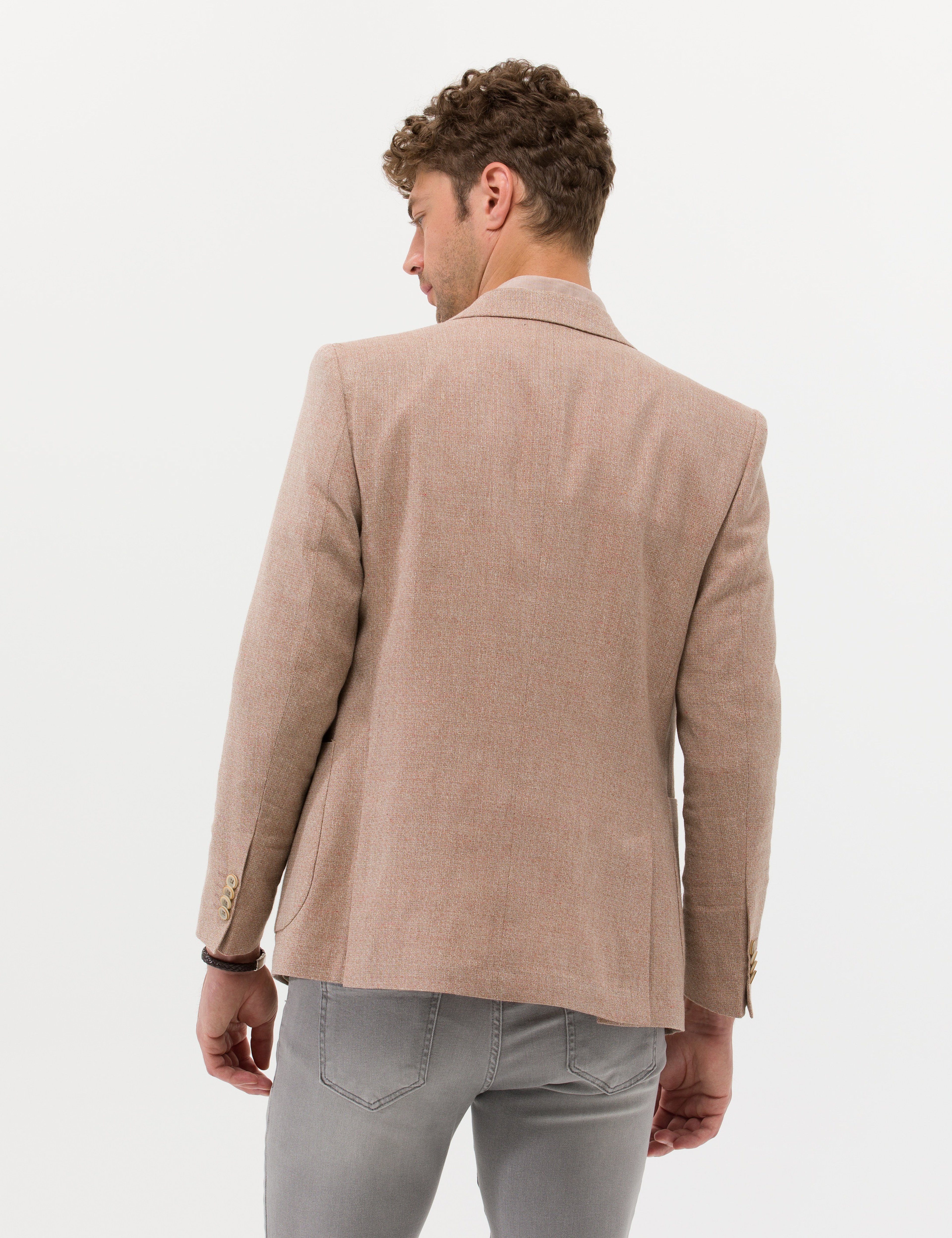 Turuncu Ekstra Slim Fit Spor Ceket - Image 5