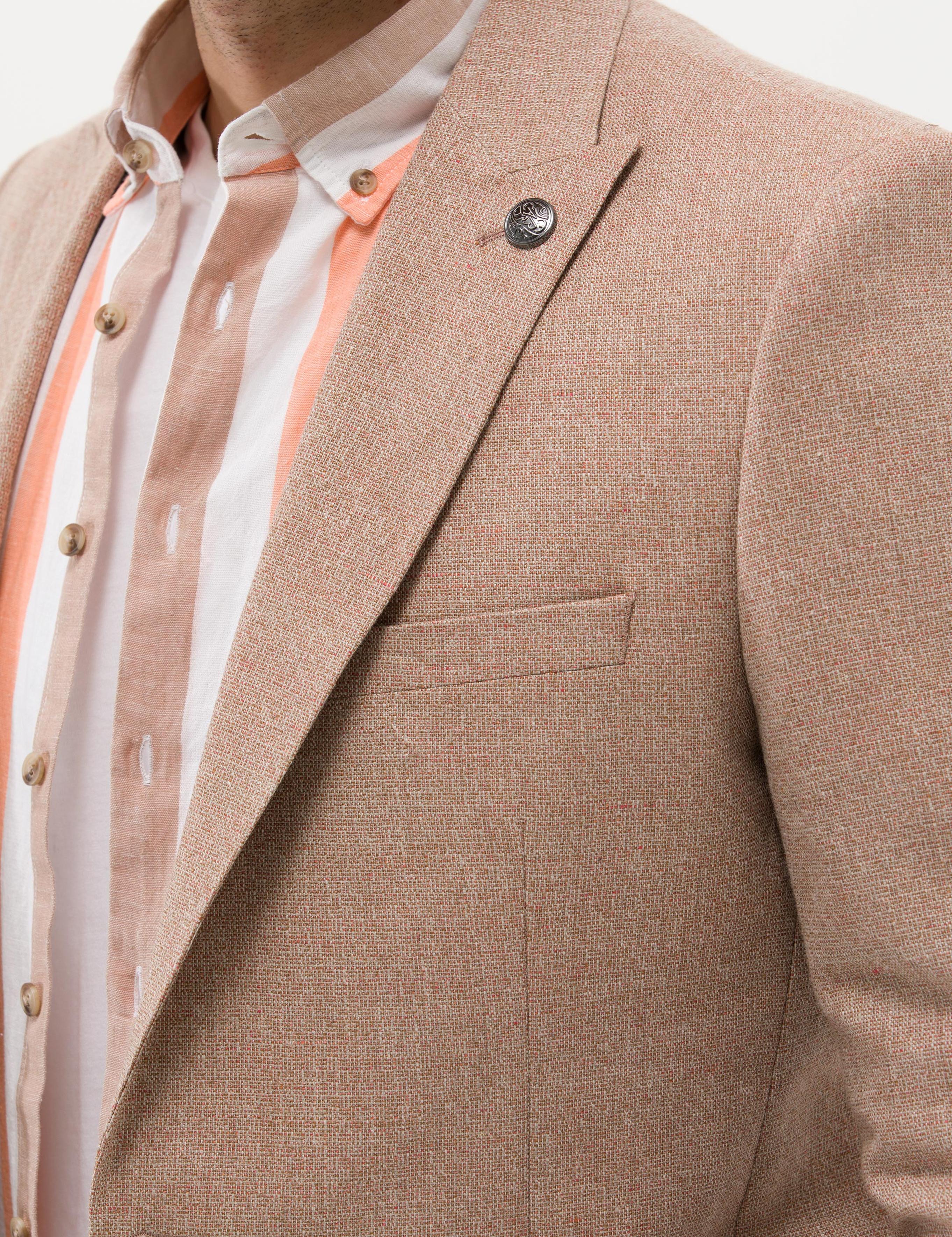 Turuncu Ekstra Slim Fit Spor Ceket