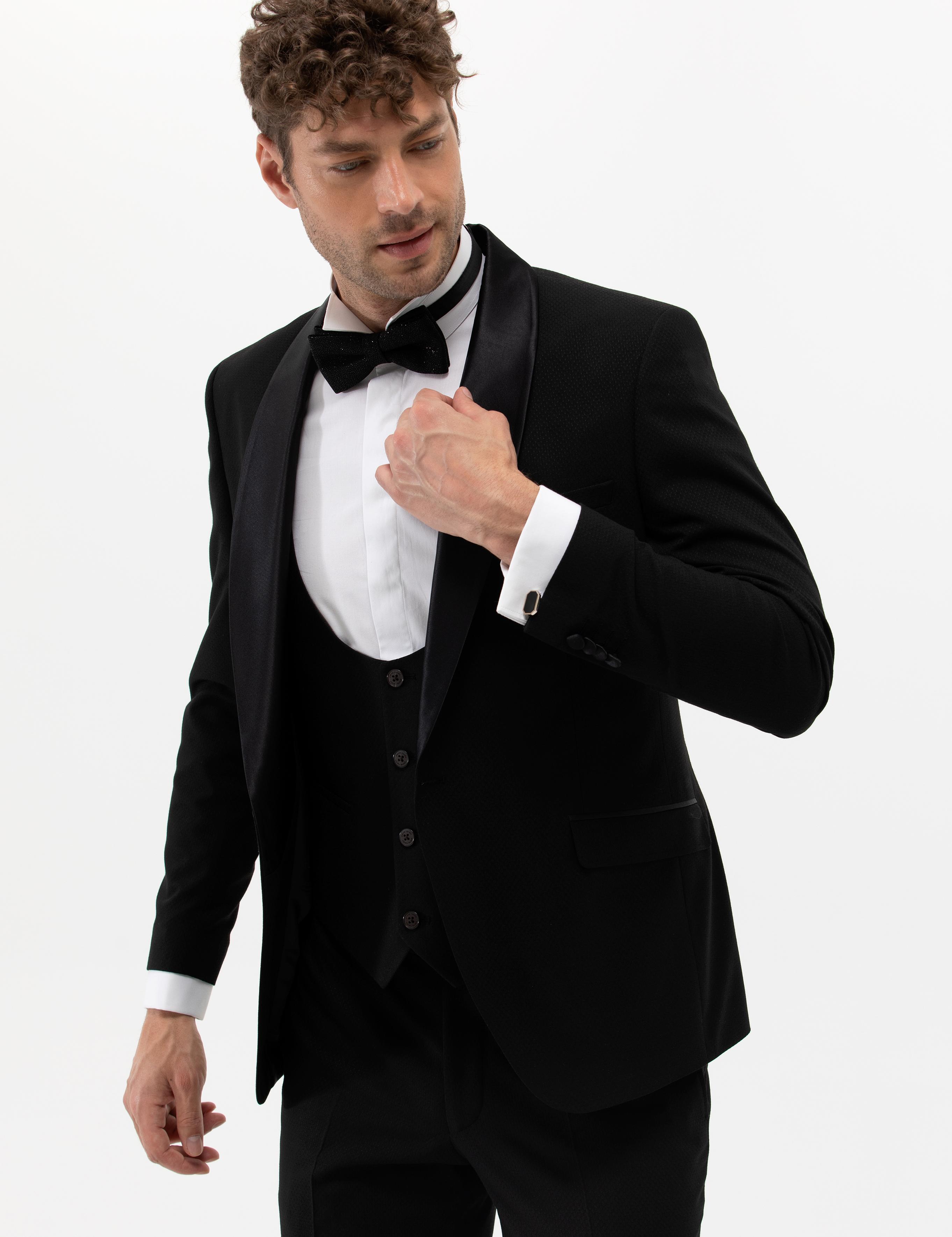 Siyah Yelekli Smokin