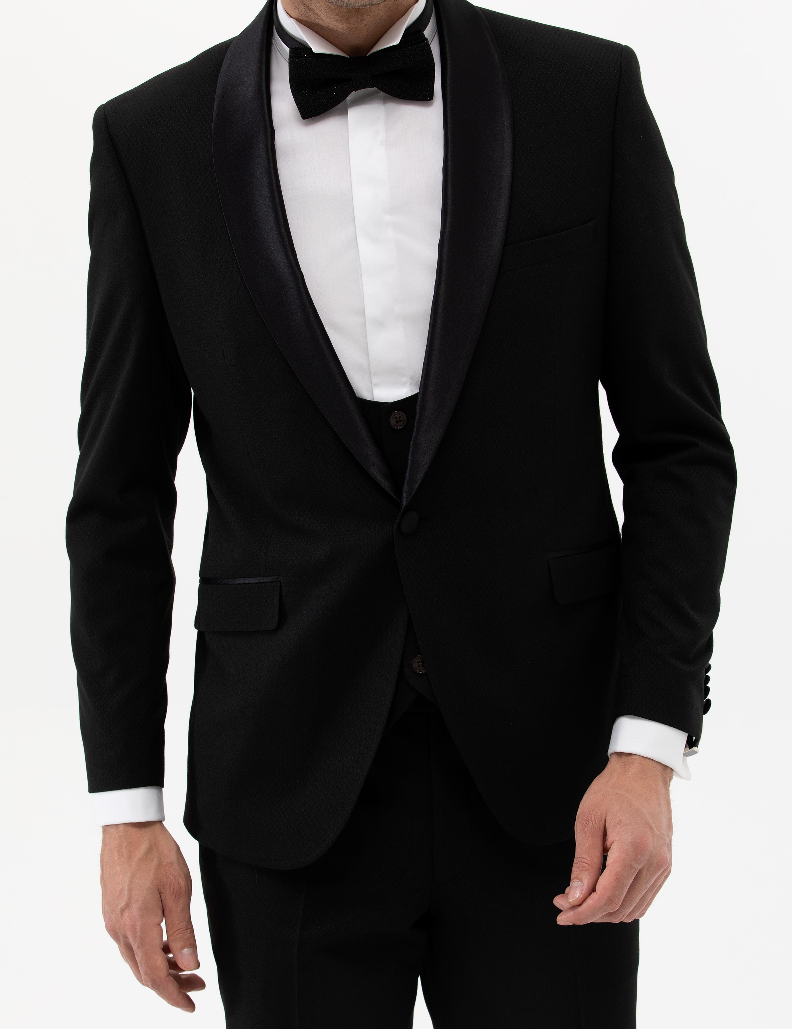 Siyah Yelekli Smokin