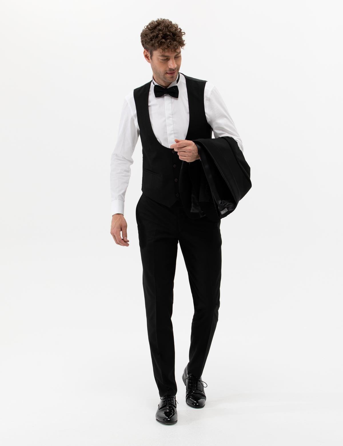 Siyah Yelekli Smokin - 50265124011