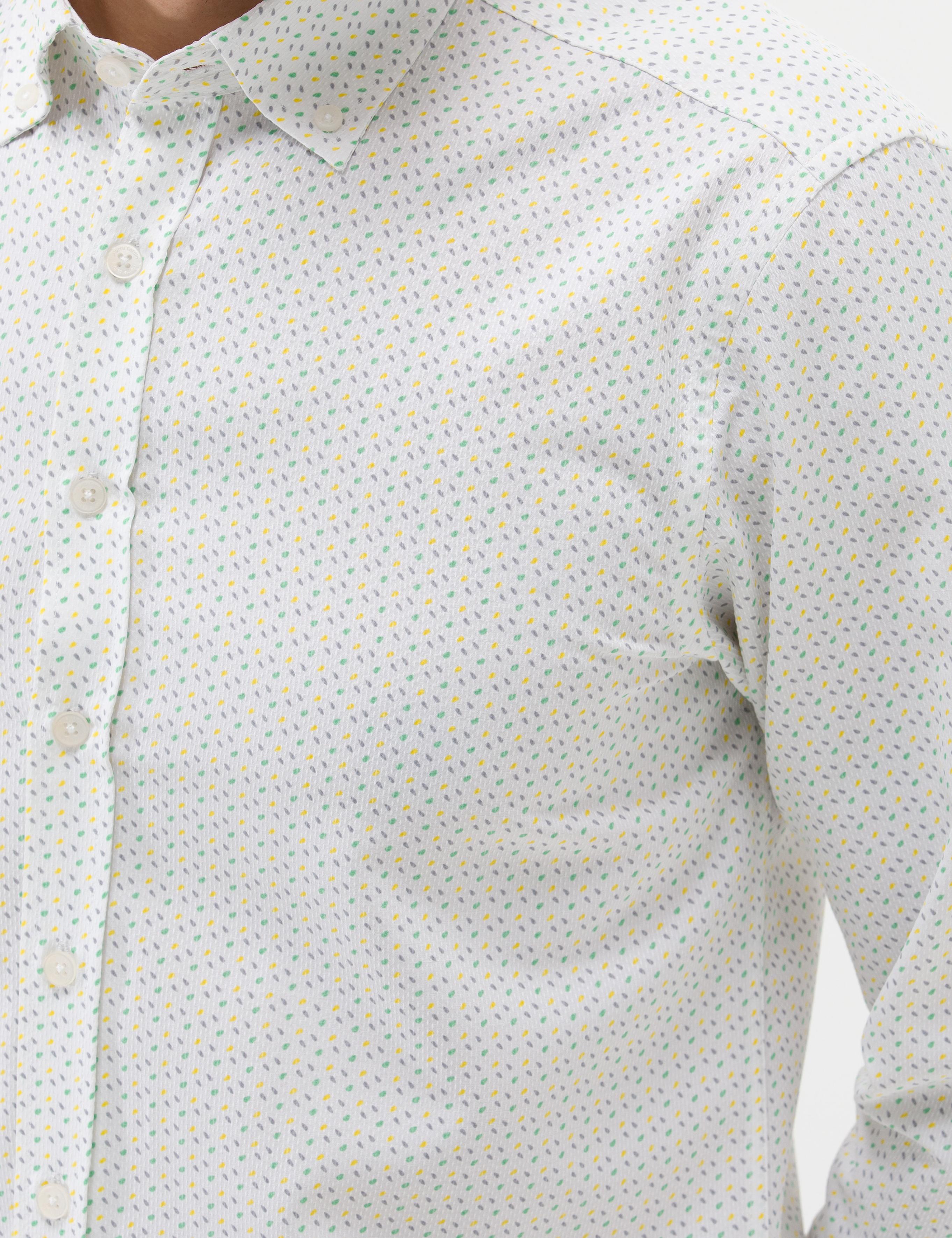 Haki Slim Fit Uzun Kollu Gömlek