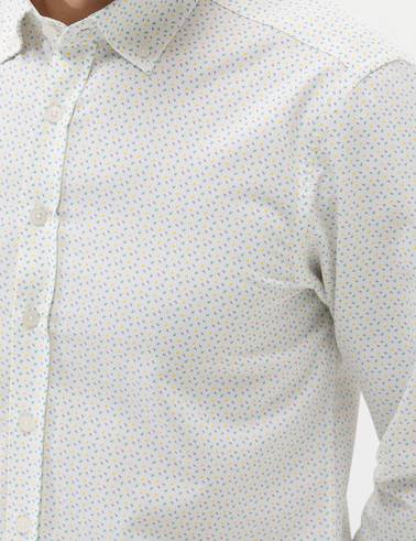 Haki Slim Fit Uzun Kollu Gömlek