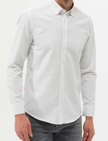 Haki Slim Fit Uzun Kollu Gömlek