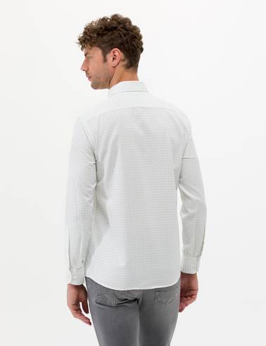 Haki Slim Fit Uzun Kollu Gömlek