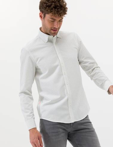Haki Slim Fit Uzun Kollu Gömlek