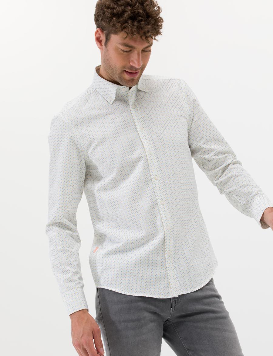 Haki Slim Fit Uzun Kollu Gömlek