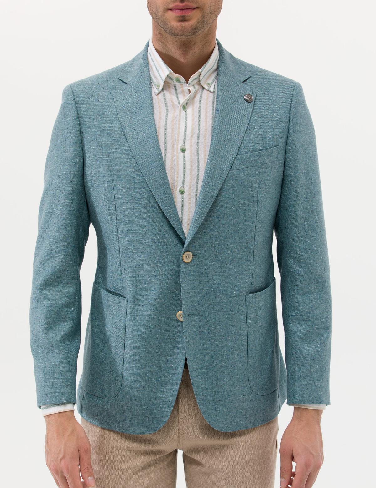 Turkuaz Spor Blazer Ceket - 50265853017