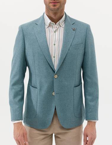Turkuaz Spor Blazer Ceket