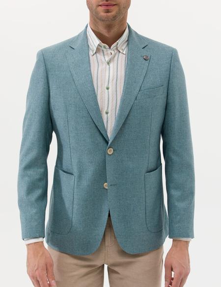 Turkuaz Spor Blazer Ceket - 50265853017
