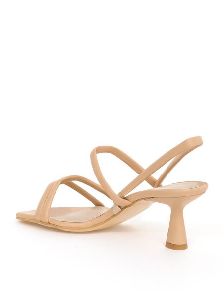 Bej Topuklu Sandalet - 50268260009