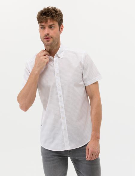 Bej Slim Fit Kısa Kollu Gömlek - 50269431016