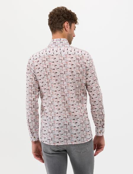 Bej Regular Fit Uzun Kollu Gömlek - 50269435023