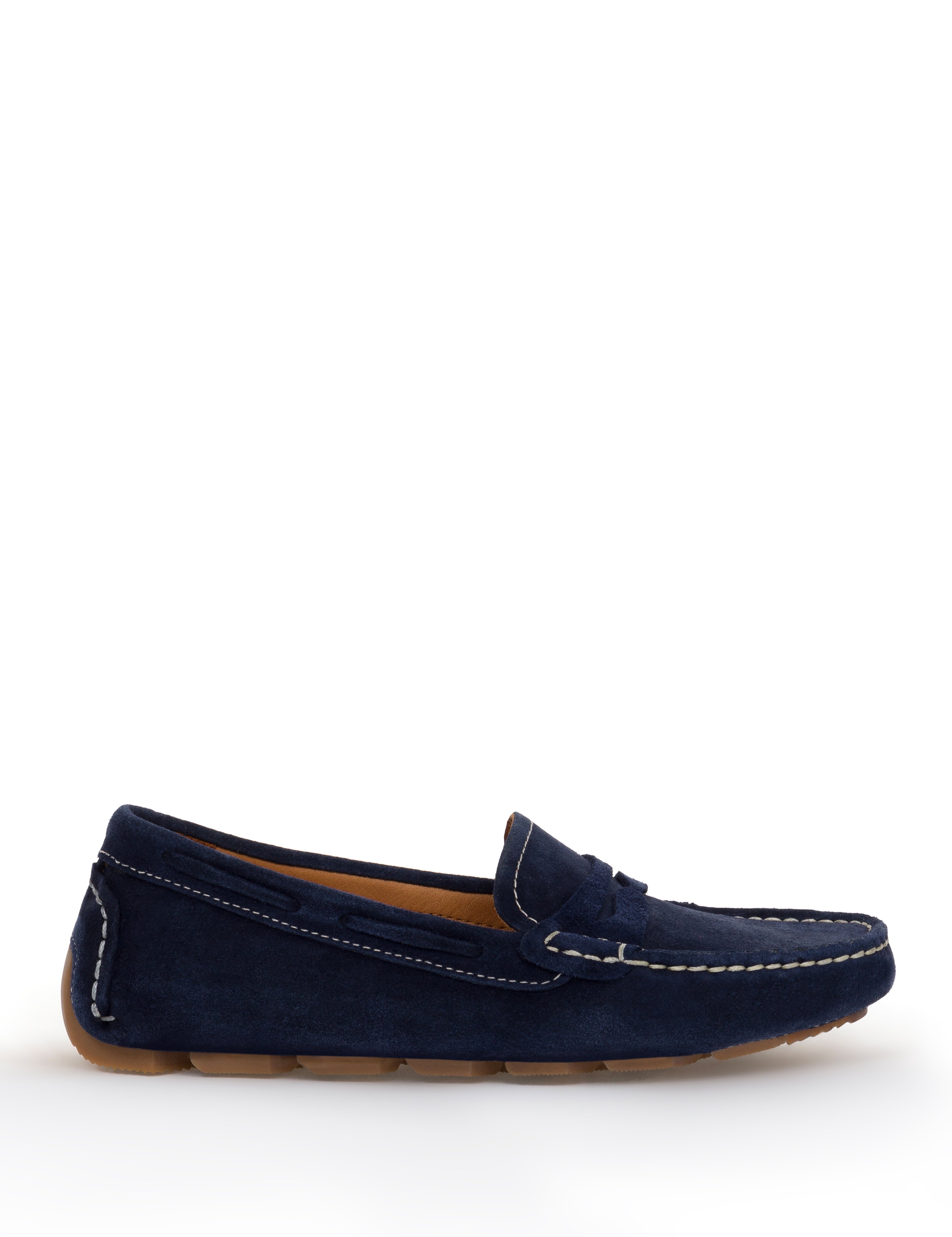 Lacivert Süet Deri Loafer - Image 4