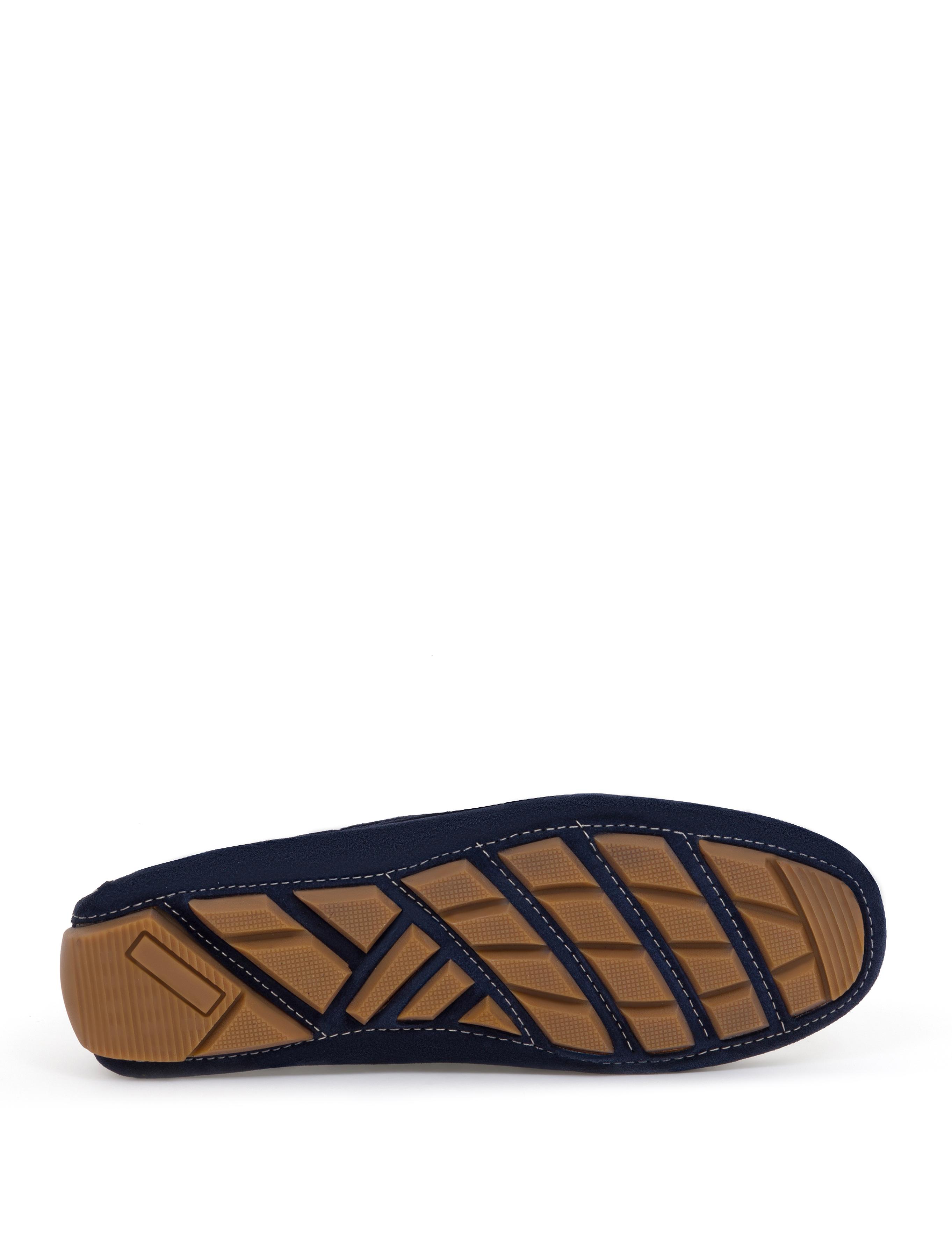 Lacivert Süet Deri Loafer