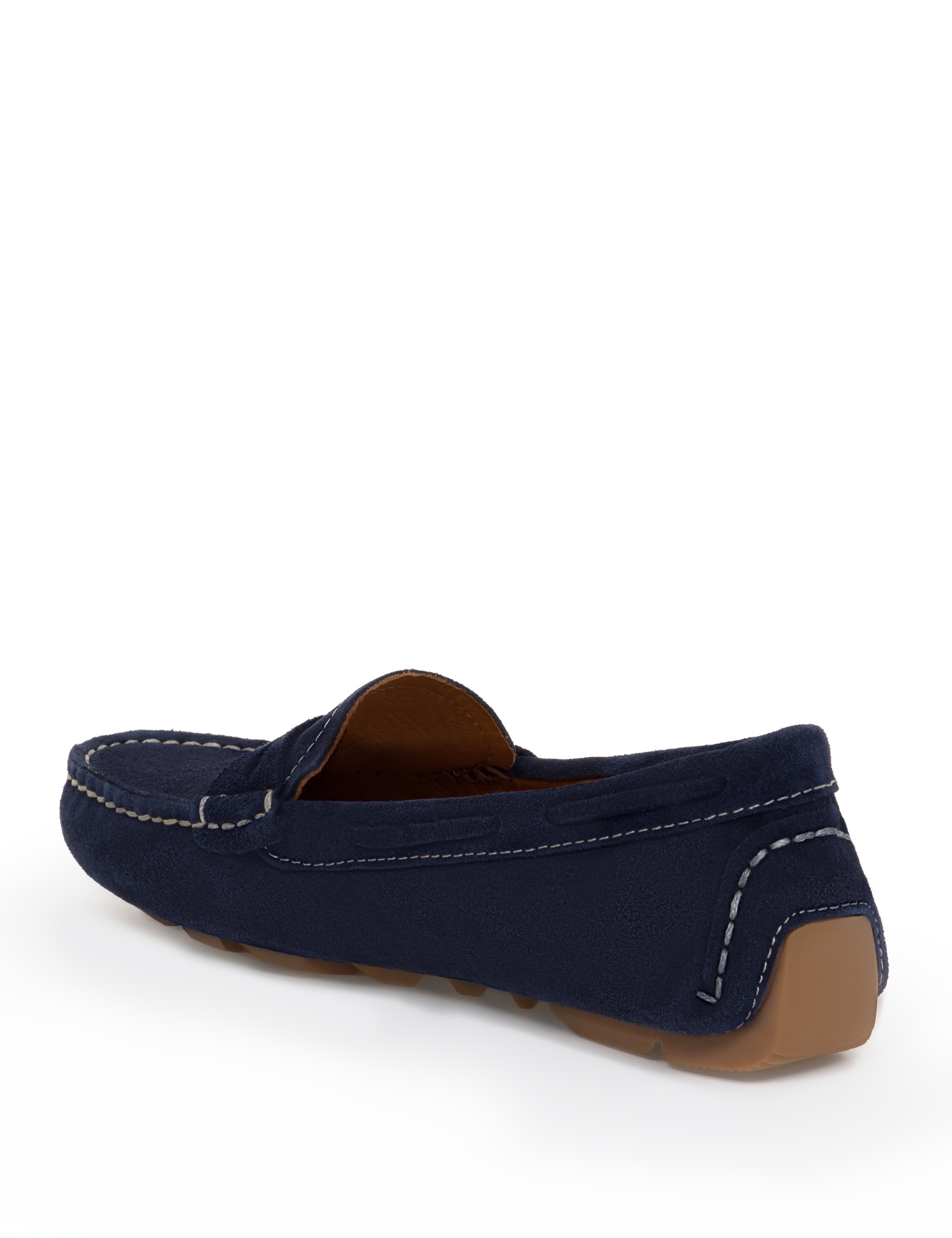 Lacivert Süet Deri Loafer - Image 6