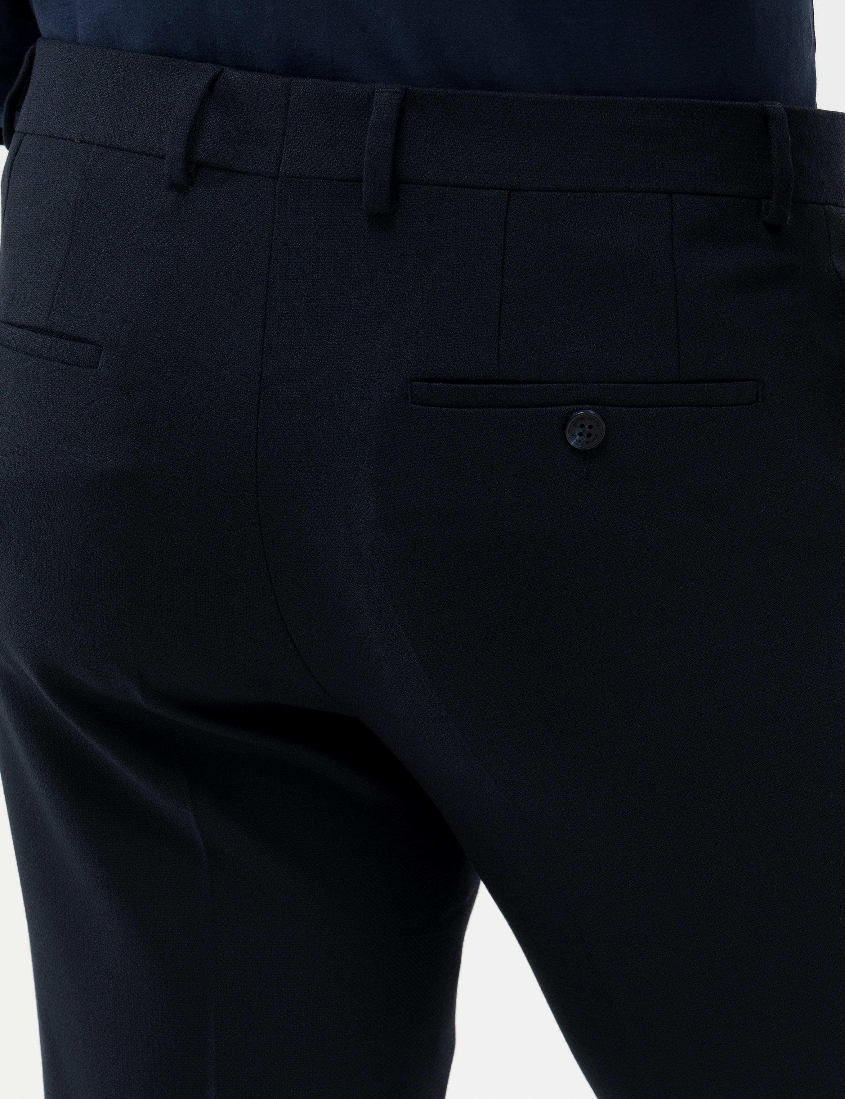 Lacivert Slim Fit Klasik Pantolon