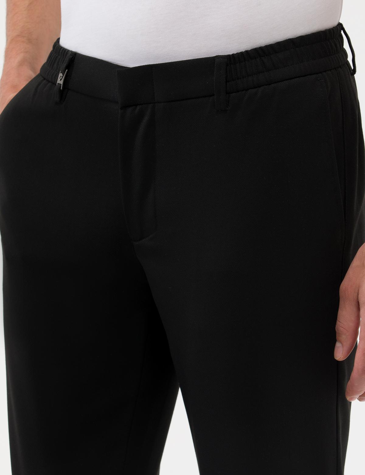 Siyah Ekstra Slim Fit Kumaş Pantolon - 50277340012