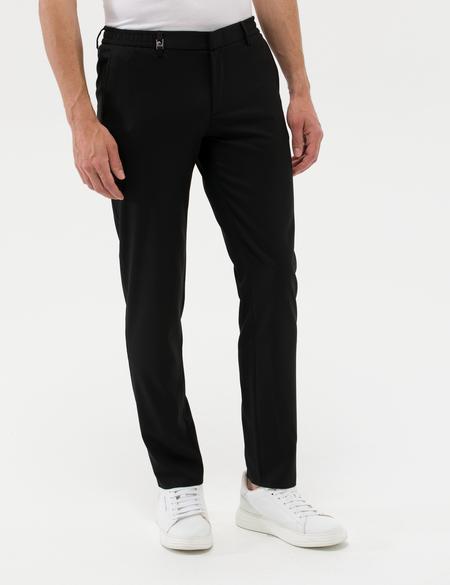 Siyah Ekstra Slim Fit Kumaş Pantolon - 50277340012